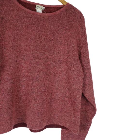 CP Shades Sausalito Wool Blend Pullover Sweater M/L Pink Red 46" Bust Long Sleev - Picture 4 of 11